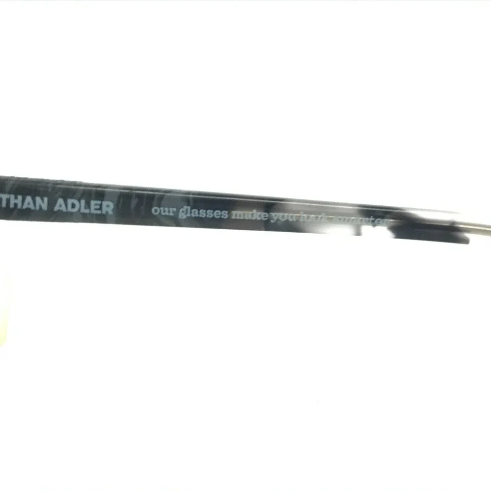 Jonathan Adler Eyeglasses Frames JA307UF Black Gray Marble Cat Eye 51-20-140